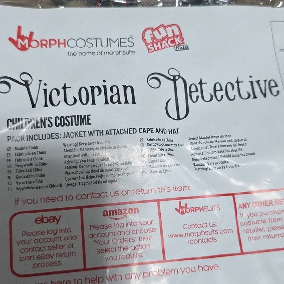 Victorian Detective Costume - Picture 6 of 8